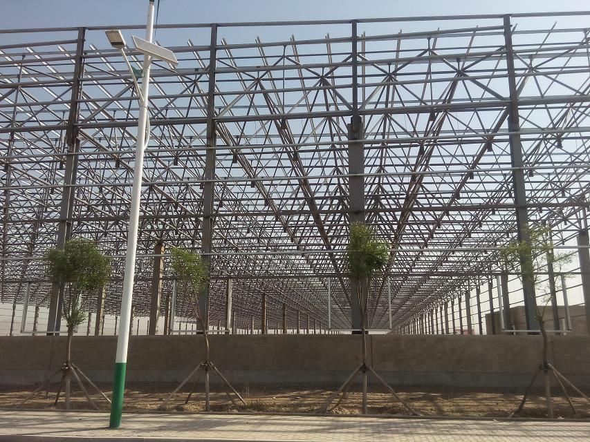 丽水汽车工业厂房网架