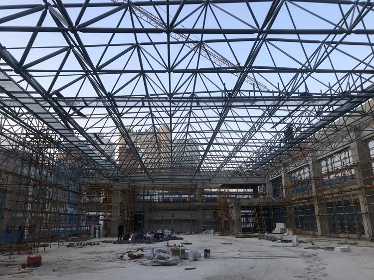 丽水第一附属小学体育馆网架